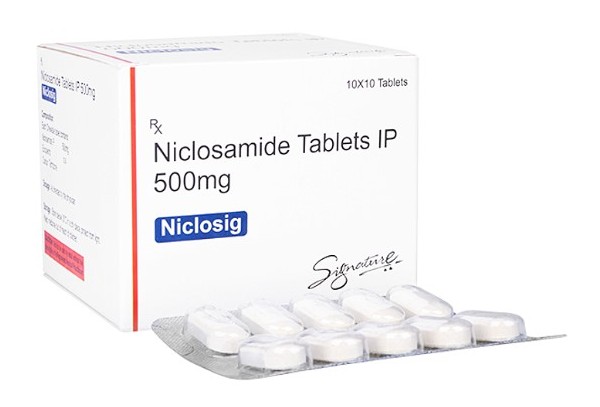 niclobest500 니클로사마이드 500mg 100정 x 1박스  / niclosig 500 mg 100정