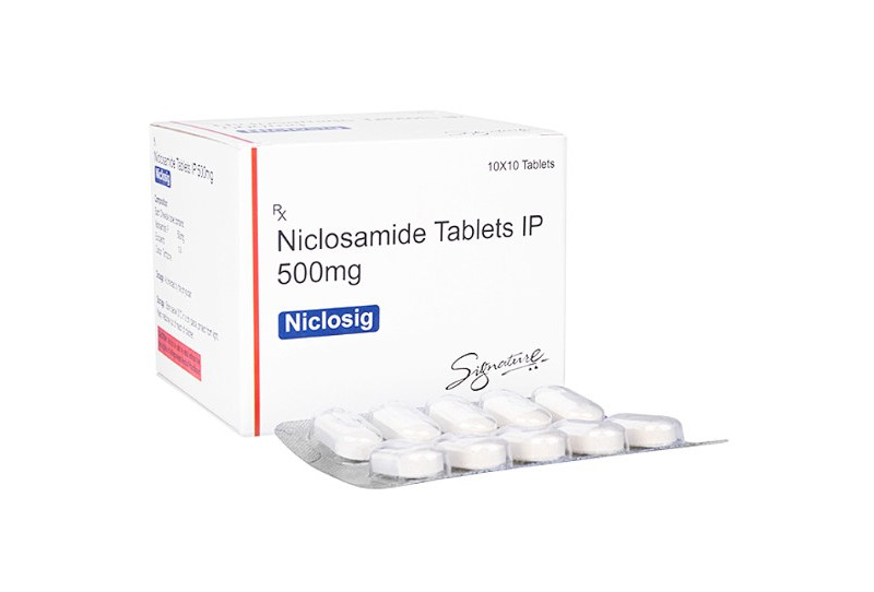 niclobest500 니클로사마이드 500mg 100정 x 1박스  / niclosig 500 mg 100정