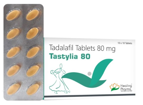 타스틸리아80 Tastylia 80 타다라필의 80mg 100정 x 1박스 힐링파마