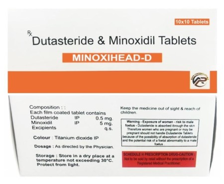 [최신상품] 두타스테리드 + 미녹시딜 Minoxihead -D 100정