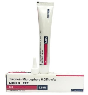 영국 수출용 Micro-Ret Gel 0.025%, 0.05%, 0.1% 3개, 6개 , 12개 set 유통기한 2028년 1월