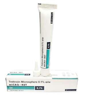 영국 수출용 Micro-Ret Gel 0.025%, 0.05%, 0.1% 3개, 6개 , 12개 set 유통기한 2028년 1월