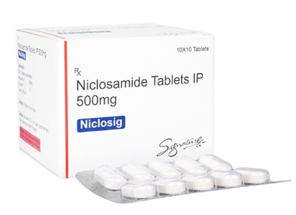 니클로사마이드 500mg niclobest 500 100정 / niclosig 500 mg 100정