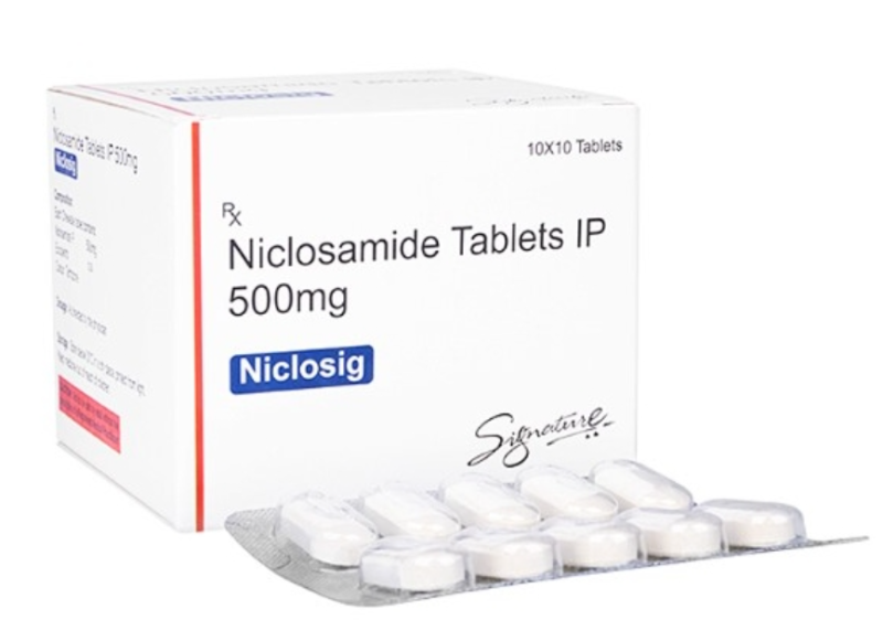 니클로사마이드 500mg niclobest 500 100정 / niclosig 500 mg 100정