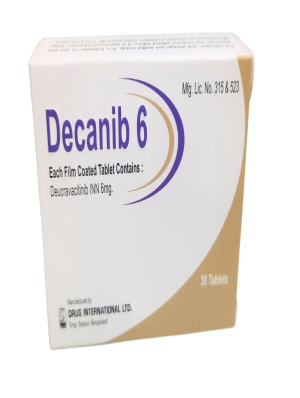 판상 건선 신약 소틱투정 6mg 제네릭 Decanib 6 30정