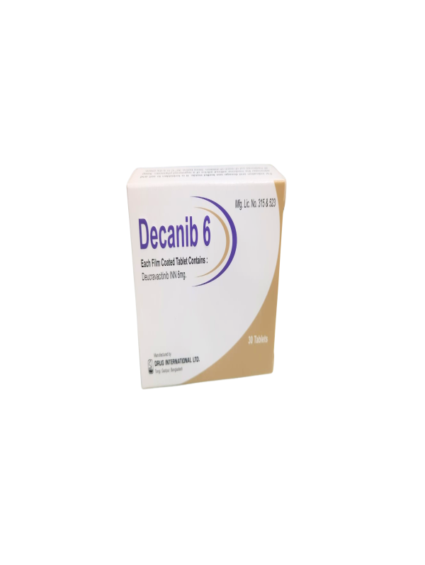 판상 건선 신약 소틱투정 6mg 제네릭 Decanib 6 30정