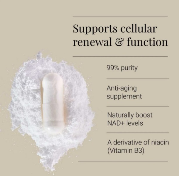 [영국 유기농 인증 브랜드] 99% 고순도 NMN 500mg 60캡슐