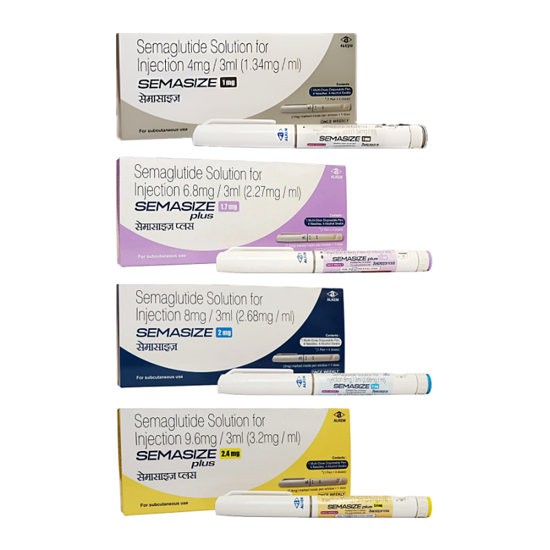 위고비 제네릭 Semasize plus 1mg, 1.7mg, 2mg, 2.4mg 1개 (4주분)